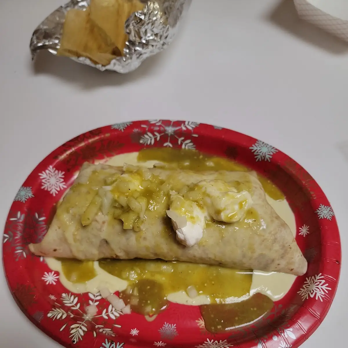 Eggs Burrito