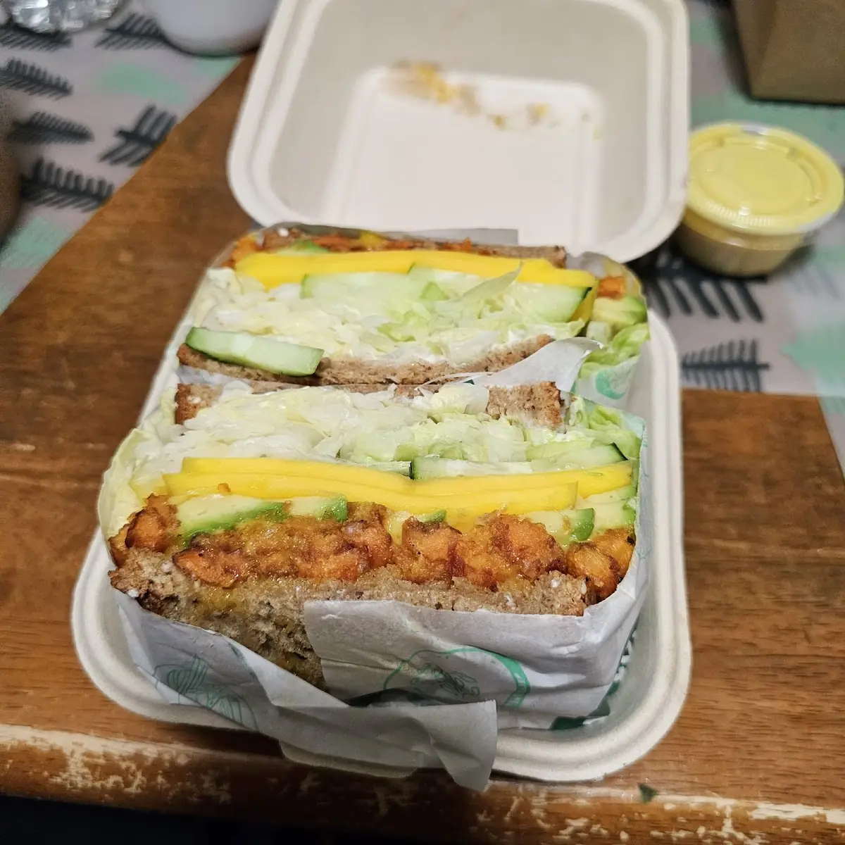 Hash Brown Cheese Sandwich