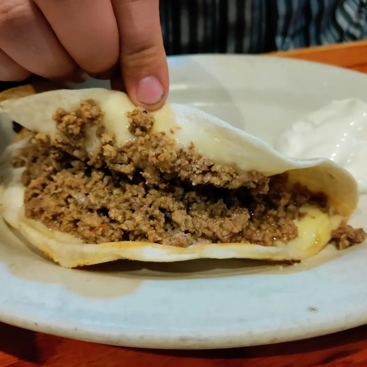 Beef and Cheese Quesadilla