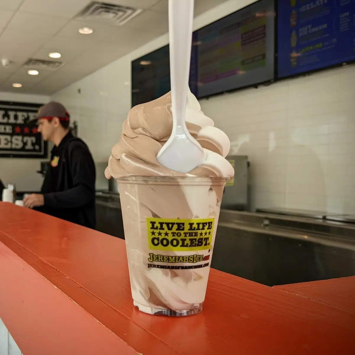 Tan Soft Serve