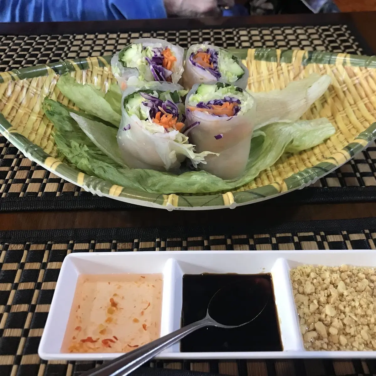 Fresh Spring Rolls with Dipping Sauces