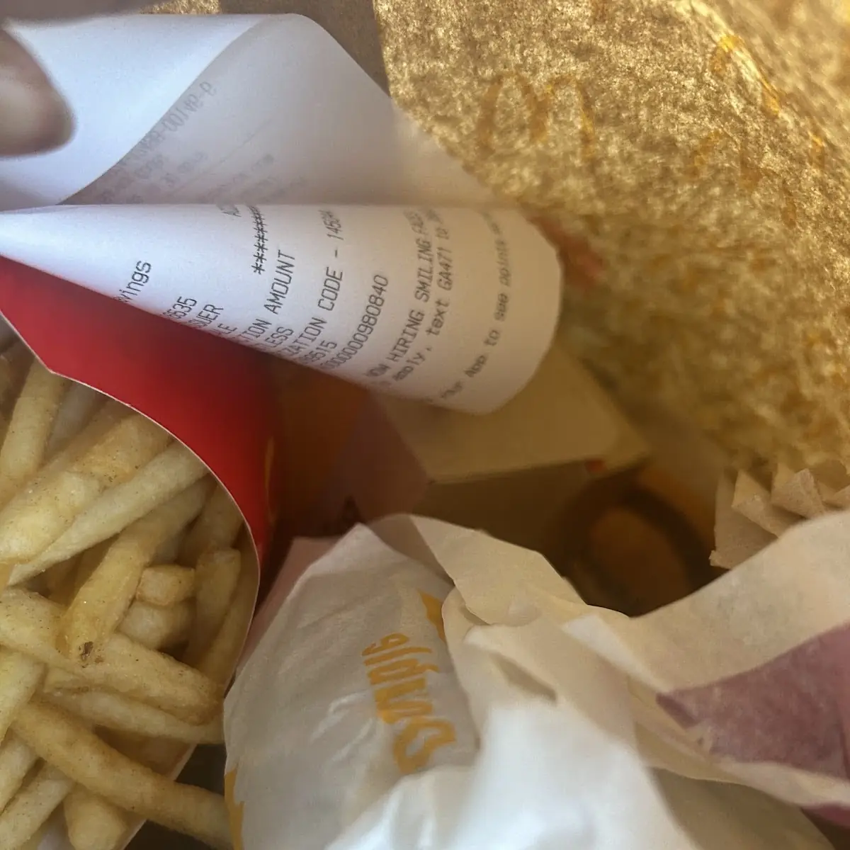 Double Cheeseburger and Fries