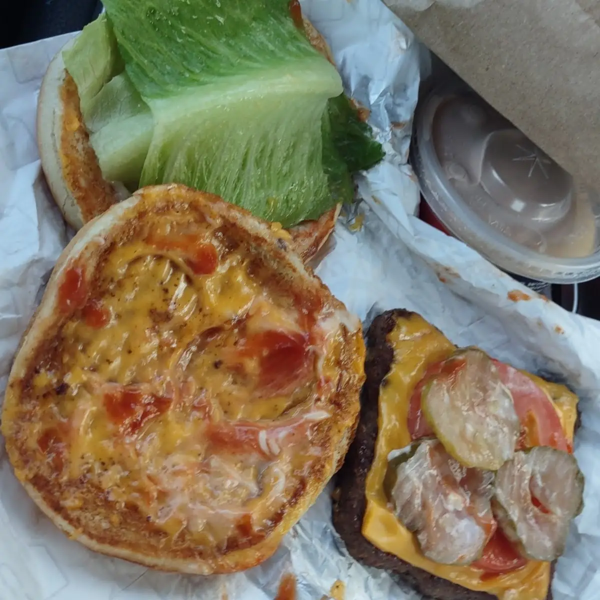 Dave's Single Cheese Burger