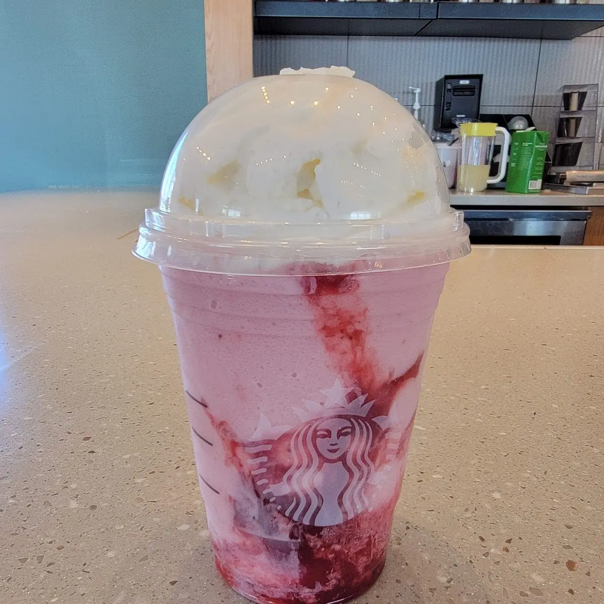 Strawberry Crème Frappuccino Blended Beverage