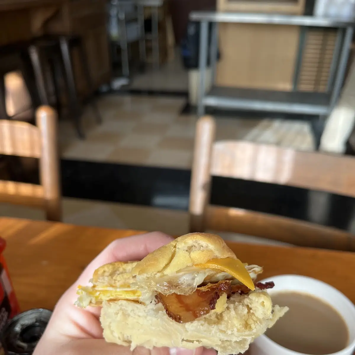 Bacon Egg and Cheese Biscuit