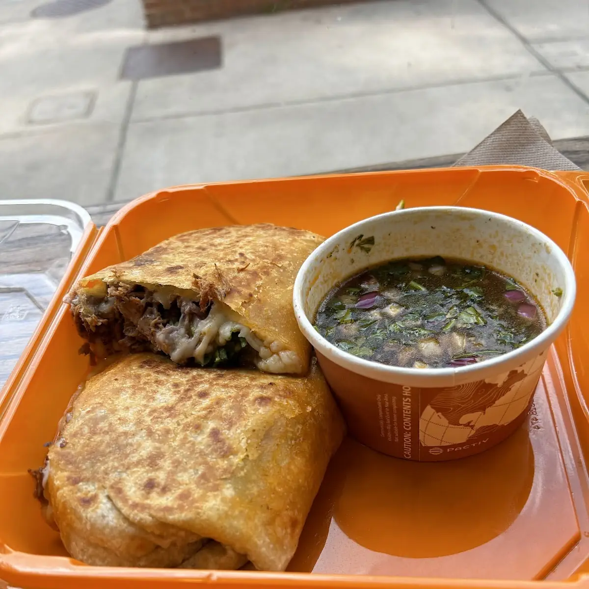 Birria Grilled Cheese Burrito