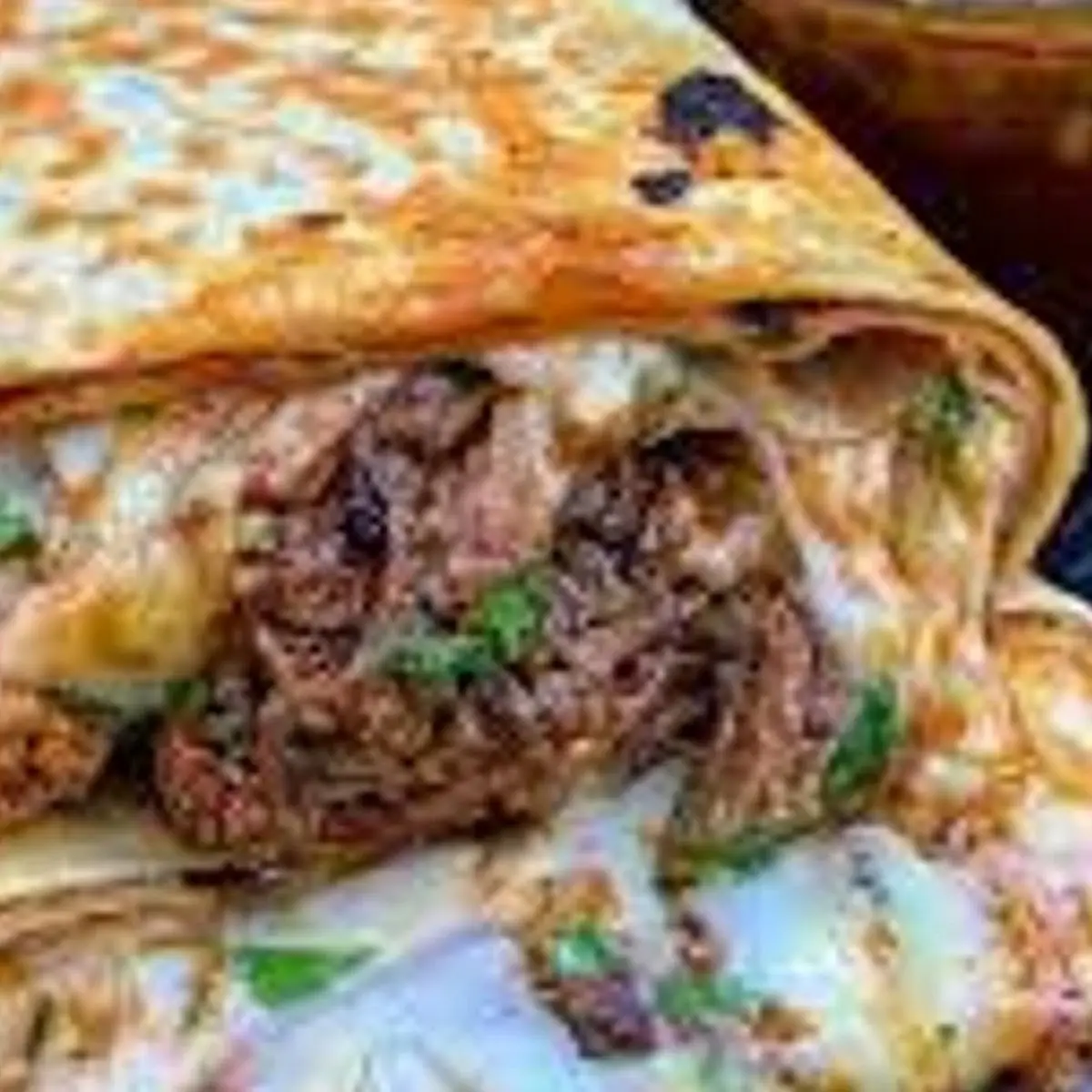 Grilled Cheese Birria Burrito