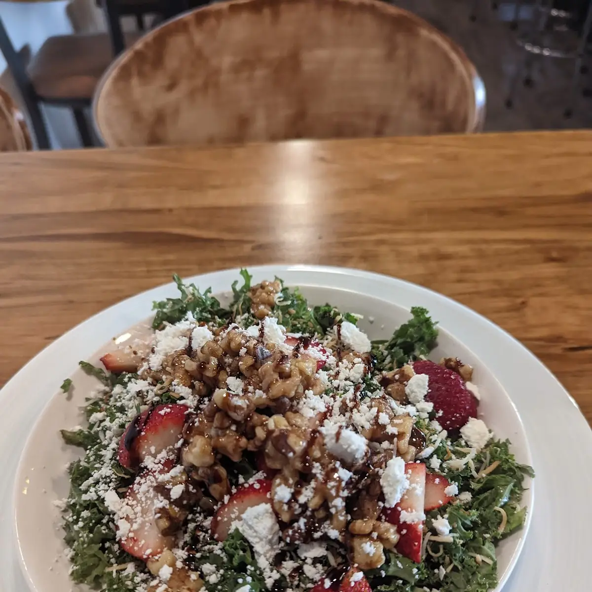 Strawberry Kale Salad