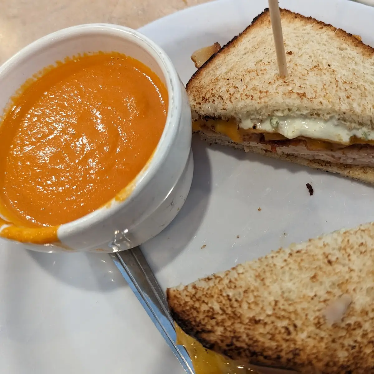 Grilled Cheese & Tomato Bisque