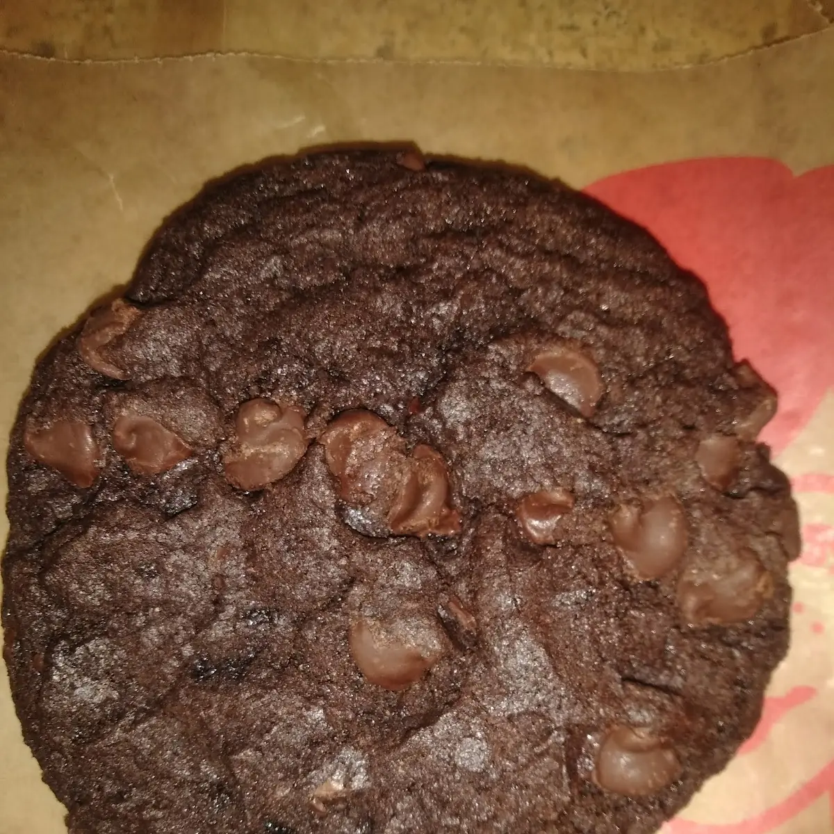 Double Chocolate Chunk Cookie