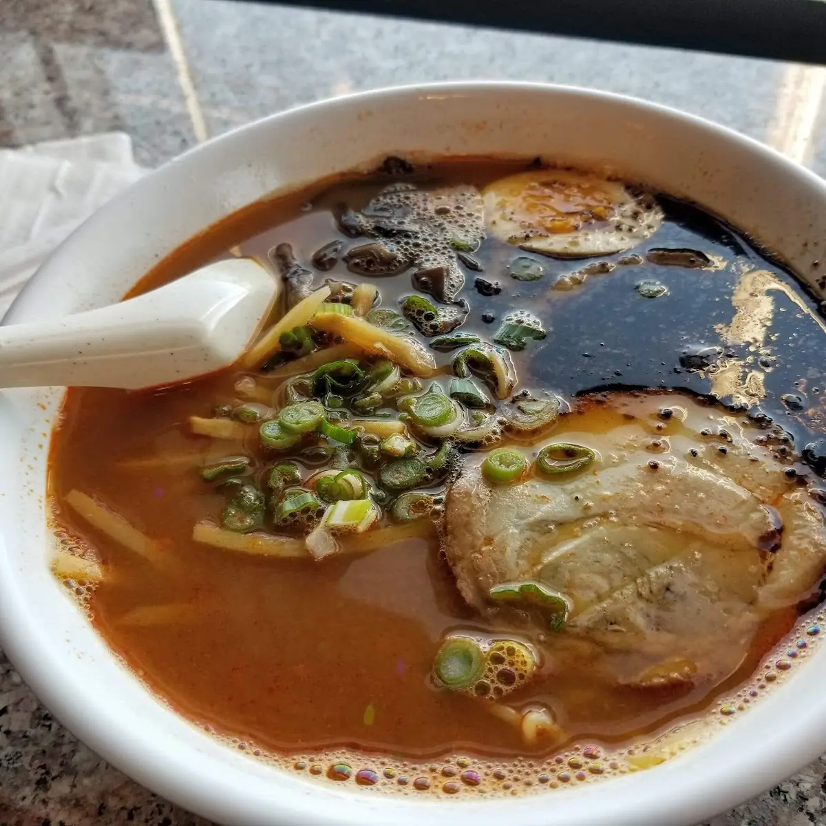 Tonkotsu Ramen with Black Garlic Oil
