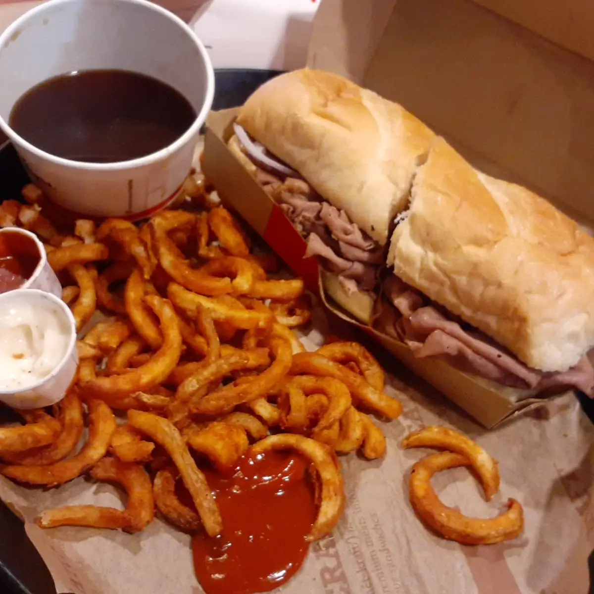 French Dip and Fries