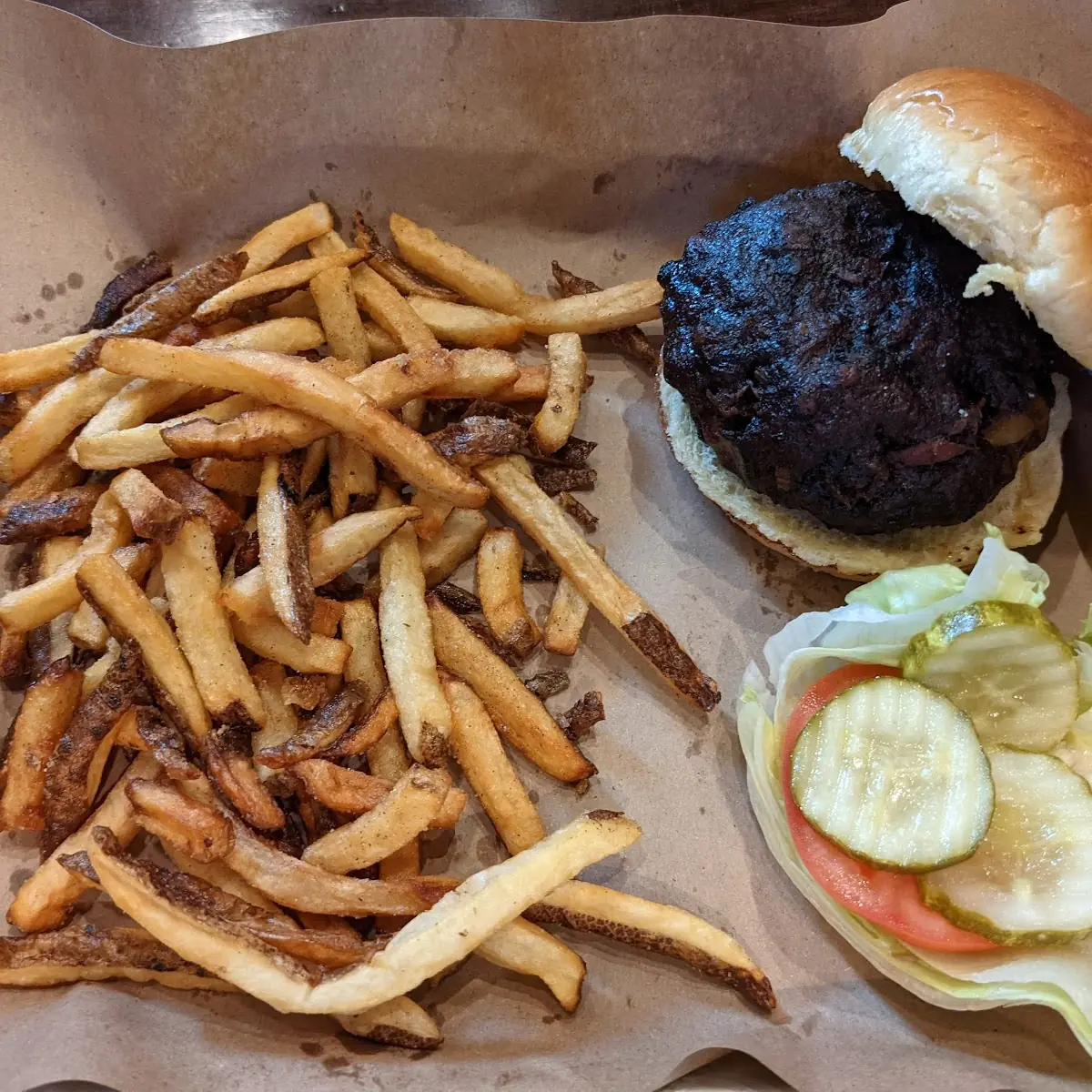 Burger and Fries