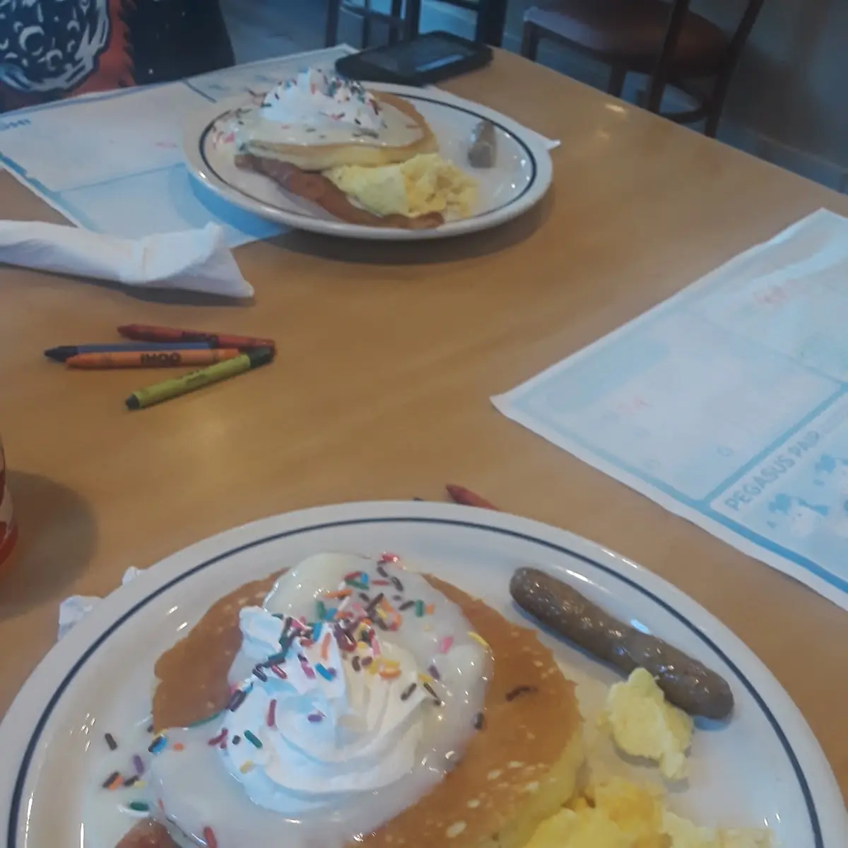 Jr Cupcake Pancake Combo