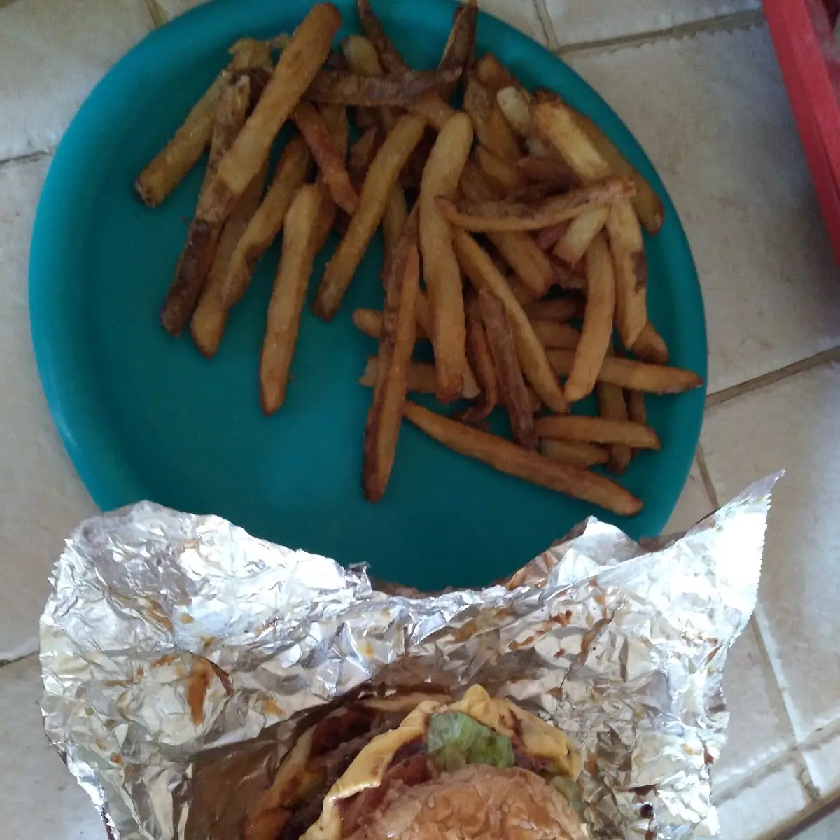 Bacon Cheese Burger Combo