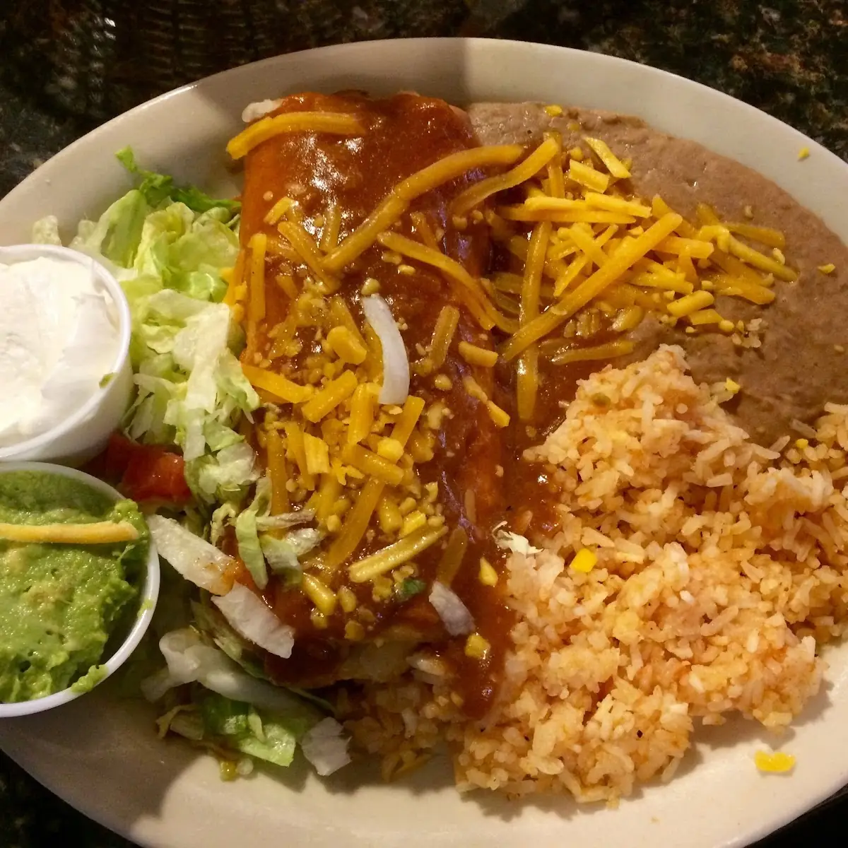 Full Smothered Bean Burrito
