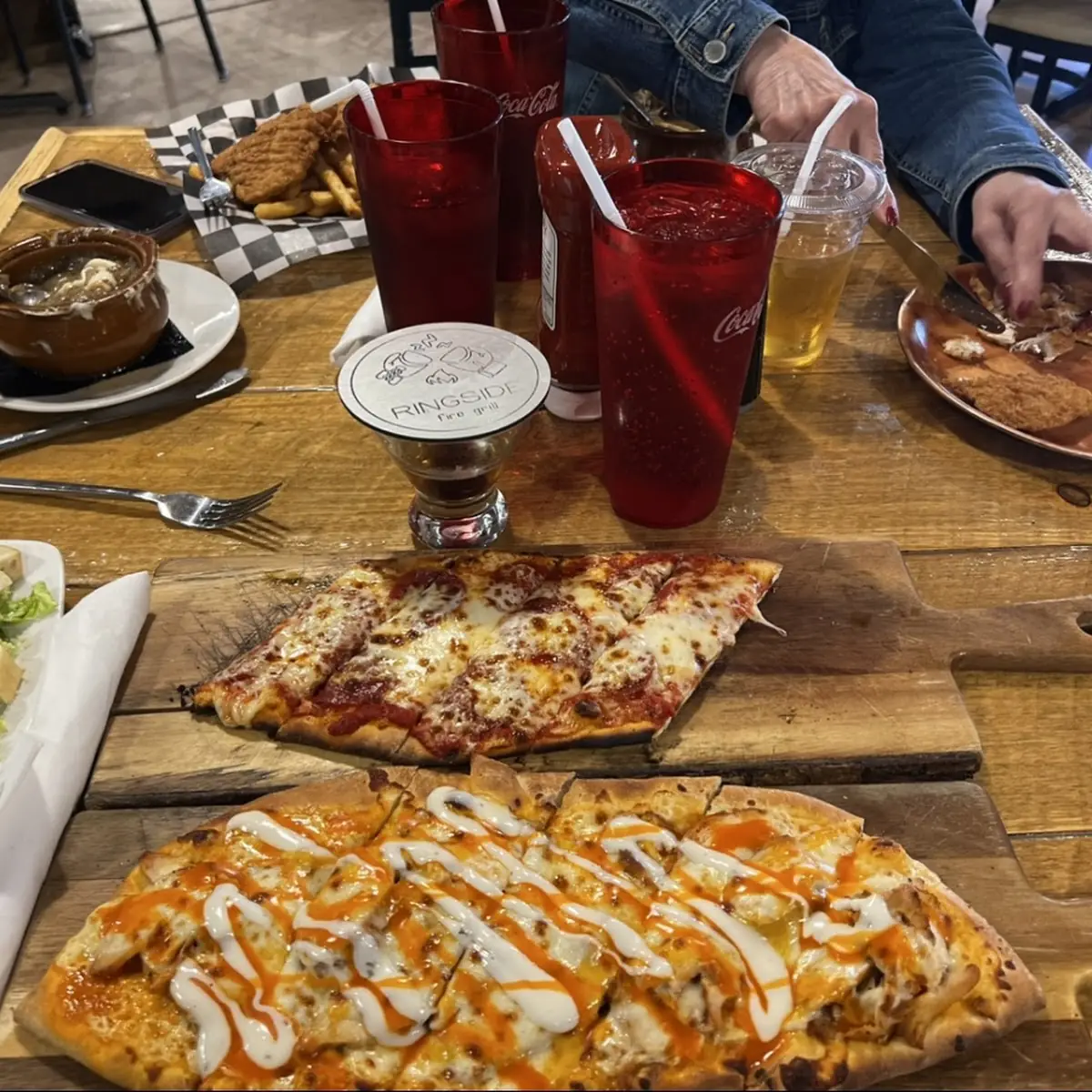 Buffalo Chicken Flatbread Pizza
