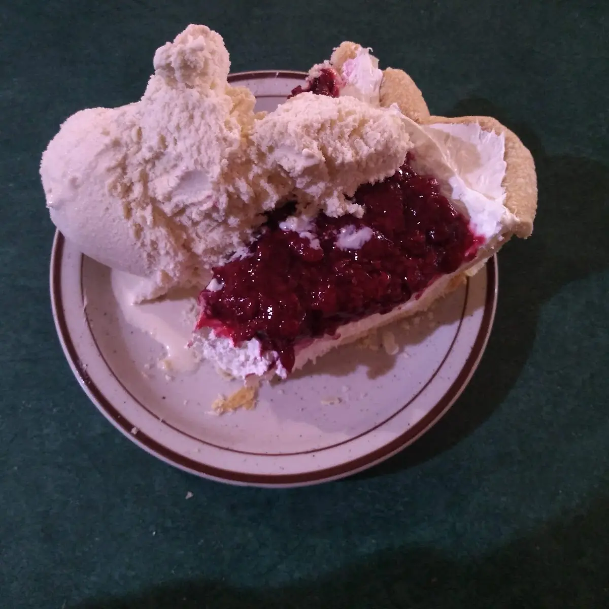 Raspberry Cream Cheese Pie