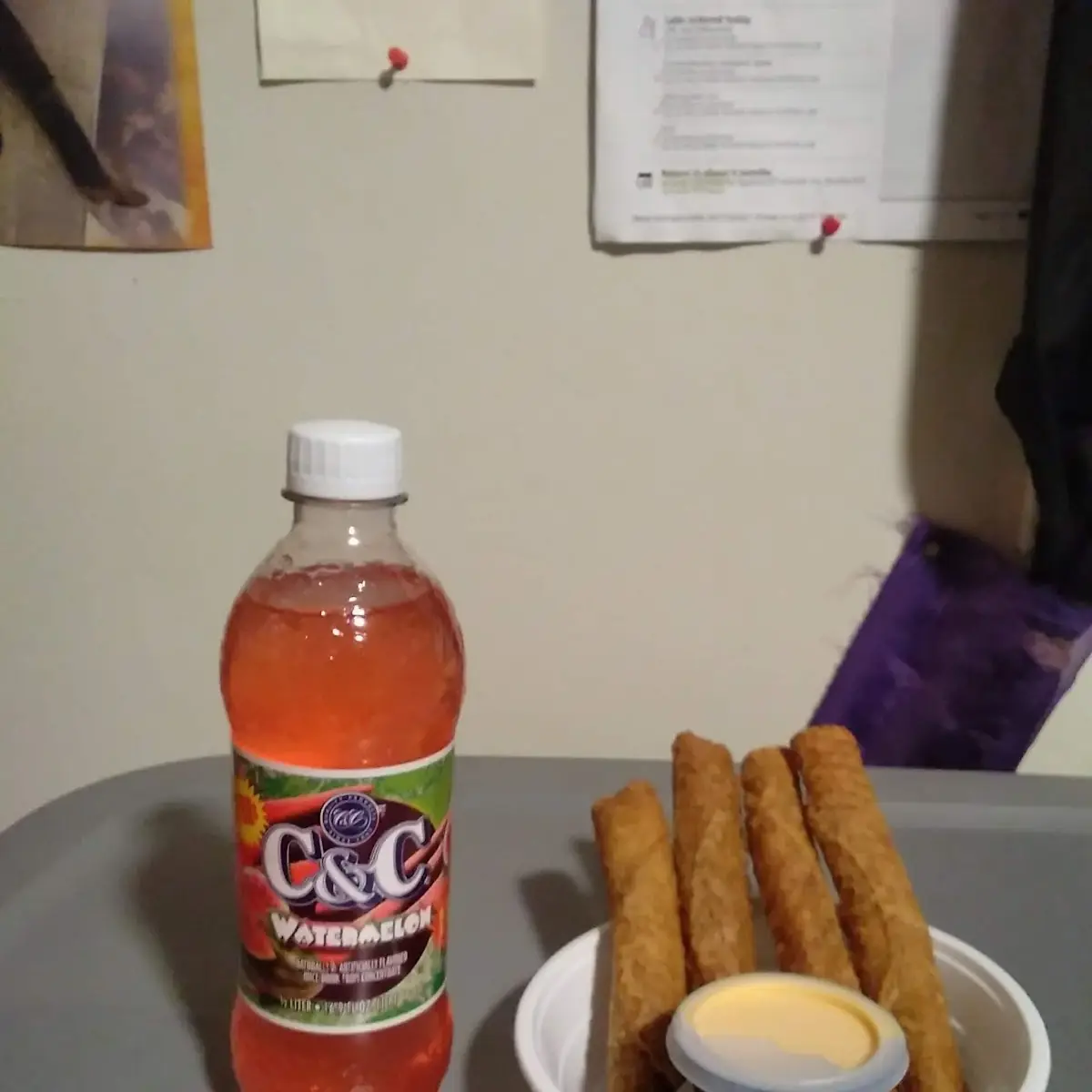Chicken Roll with Nacho Cheese Dip