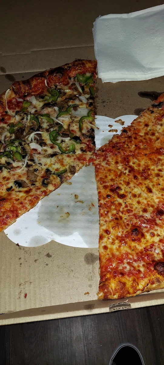 Cheese and Veggie Pizza