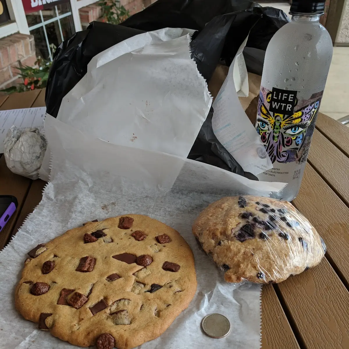 Chocolate Chip Cookie and Blueberry Muffin Topper