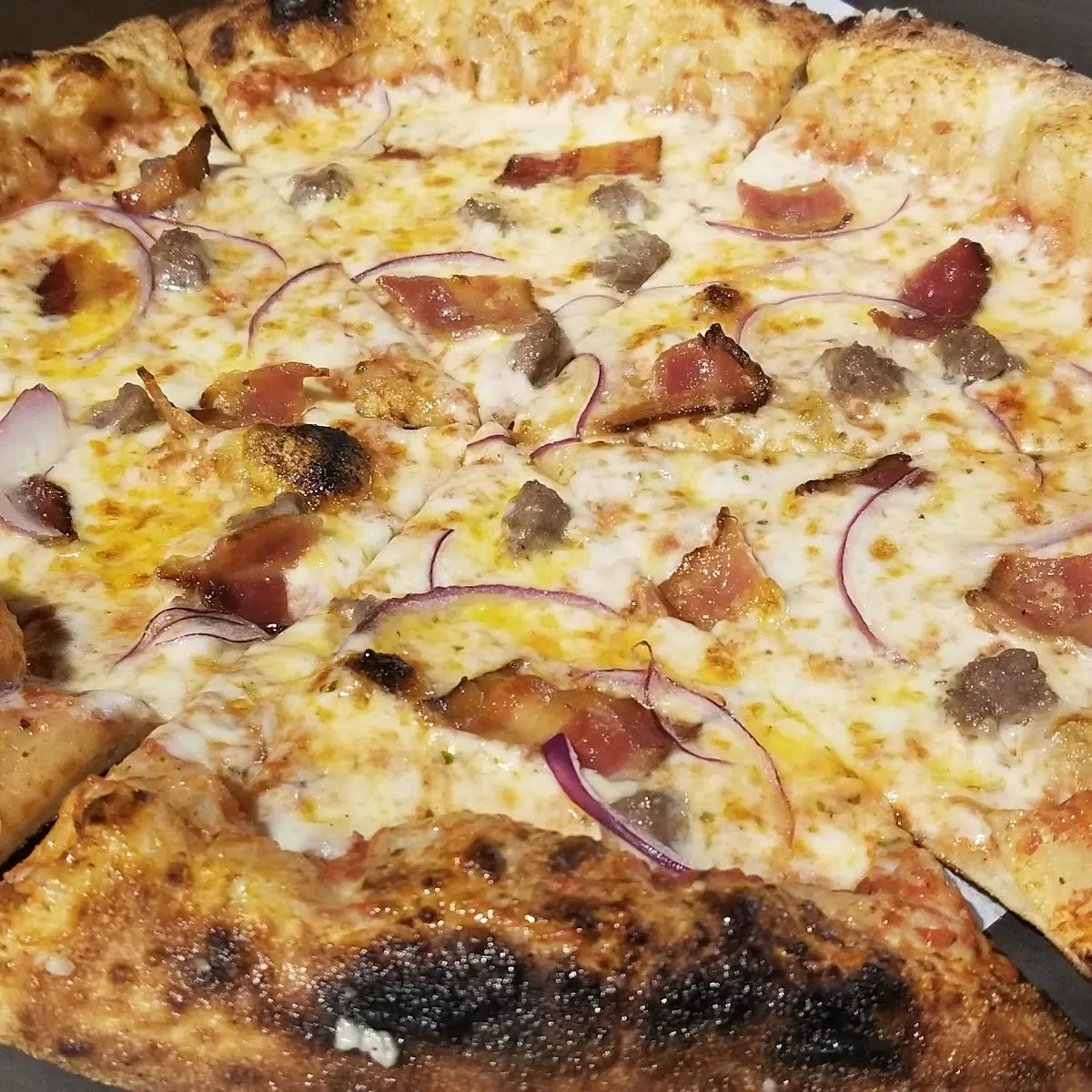 Bacon Cheese Burger Pizza