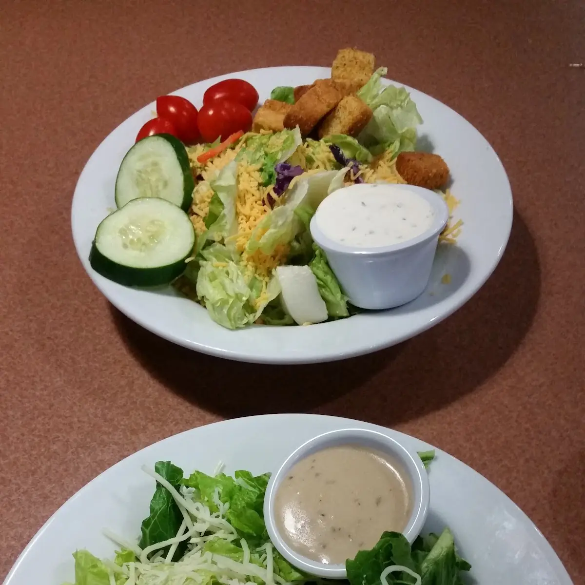 Caesar Salad with Dressing