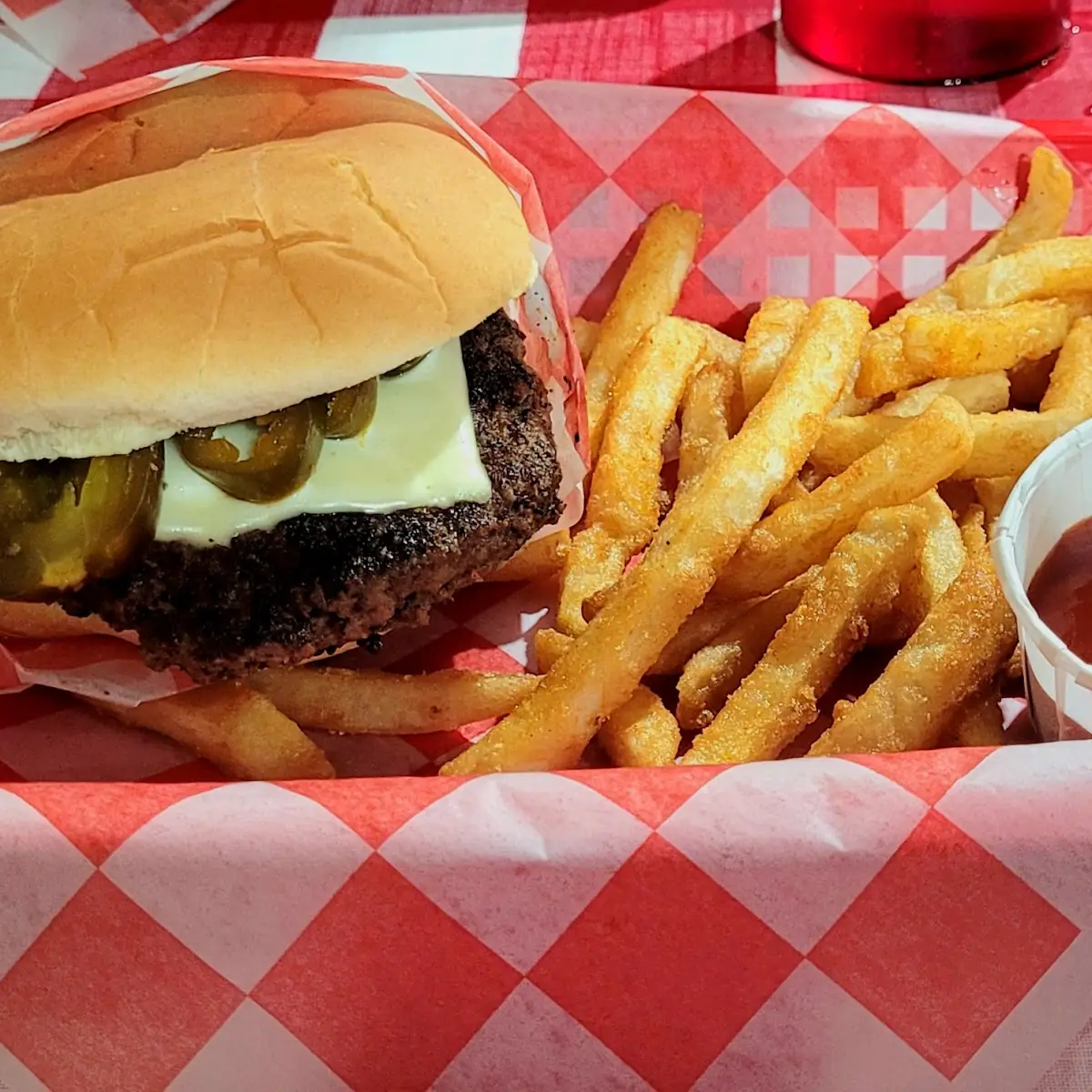 Kids Cheeseburger Served Plain & Dry