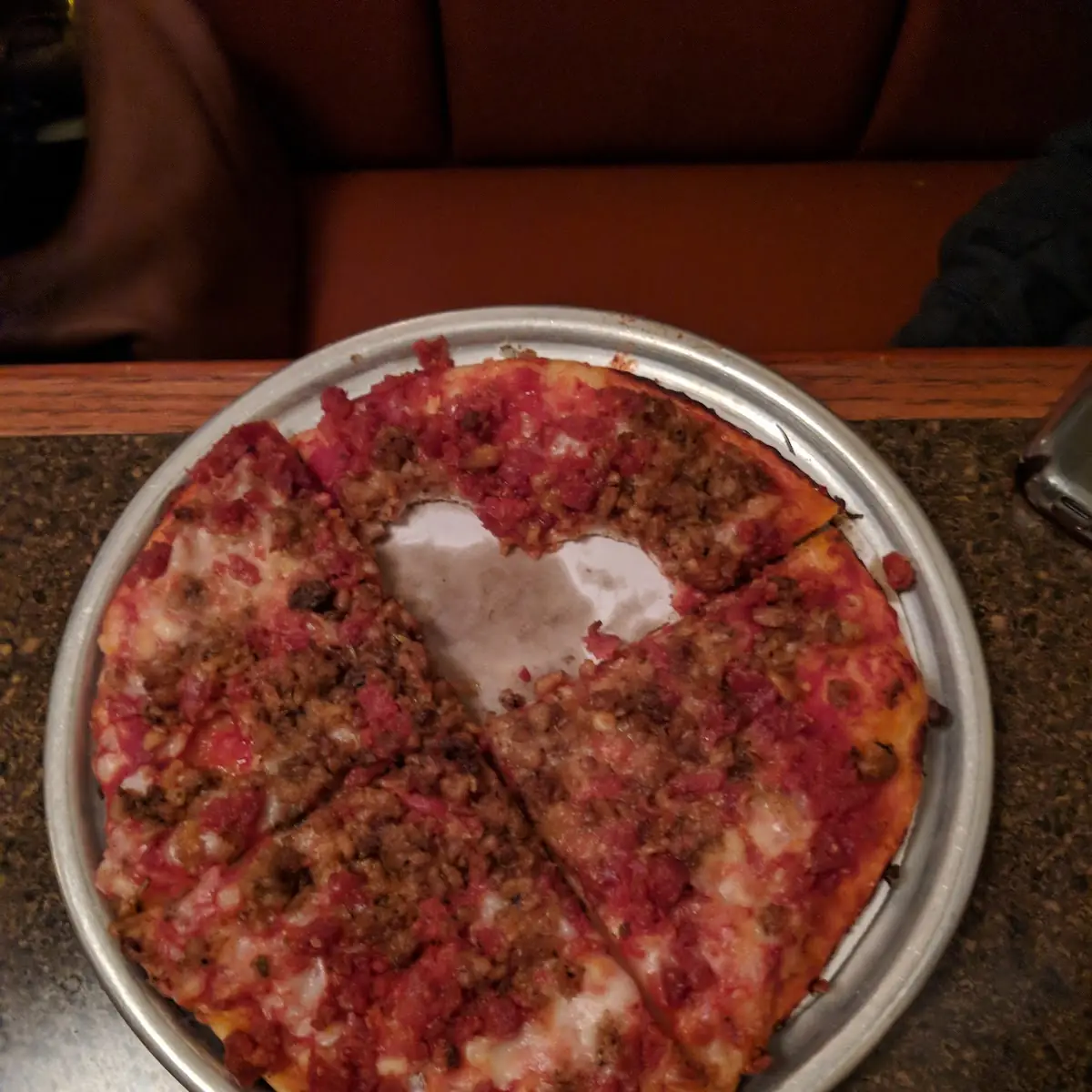 Personal Sausage and Pepperoni Pizza