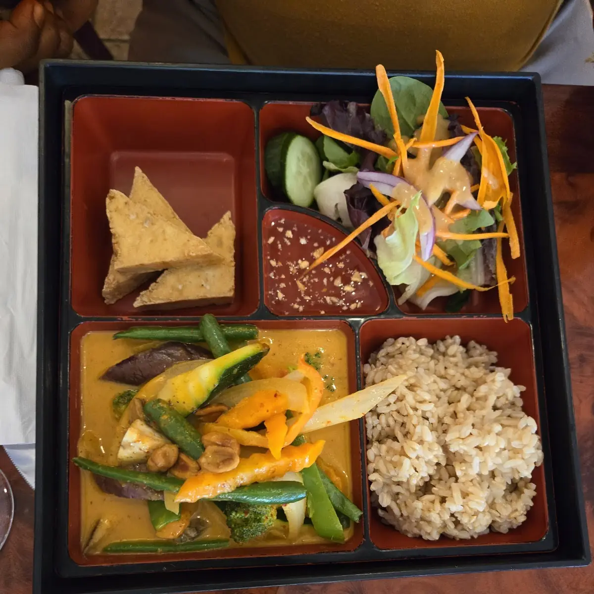 Lunch Box with Mango Curry Chicken