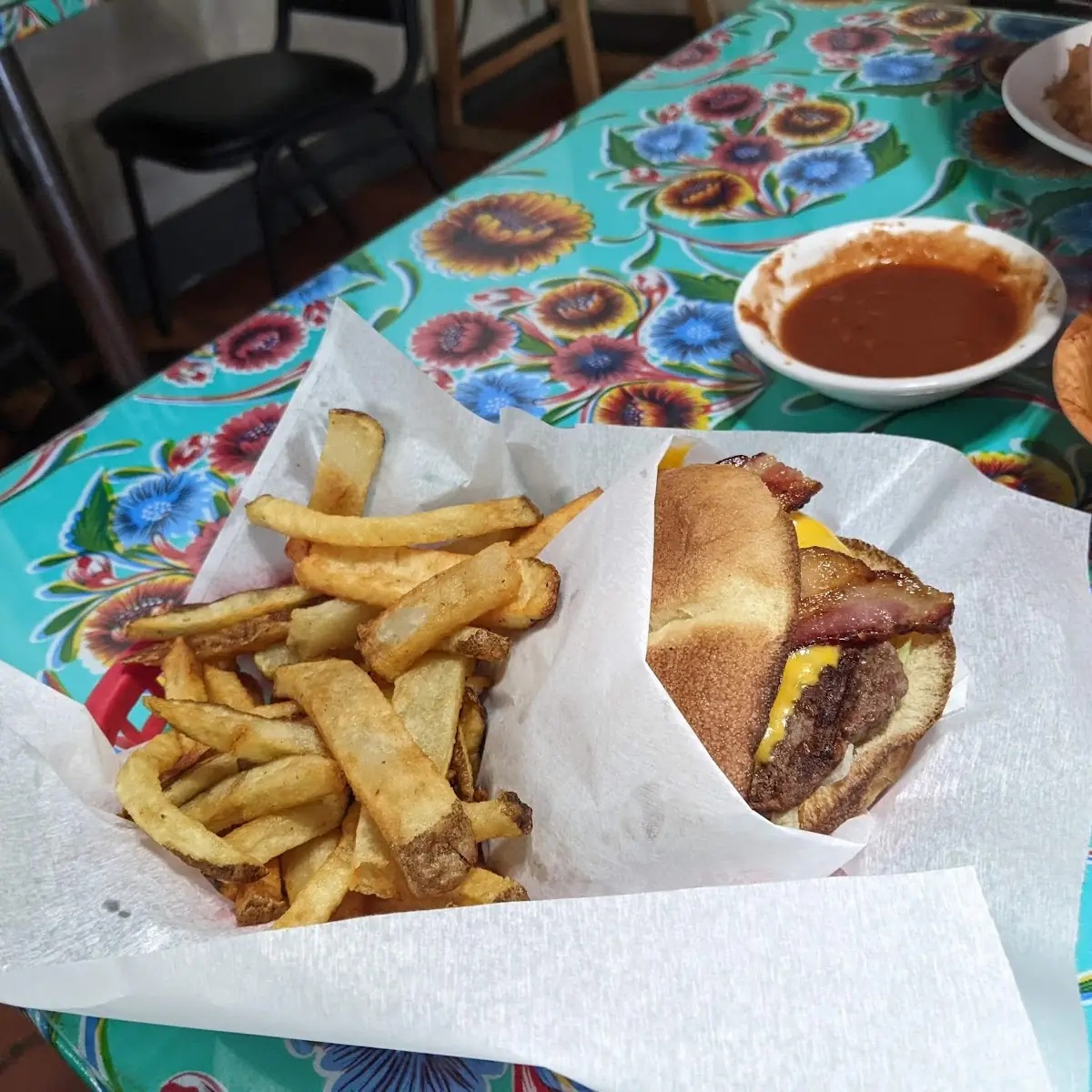 Bacon Cheese Burger Combo
