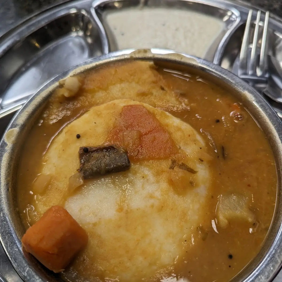 Sambar Vada 2 - Dipped