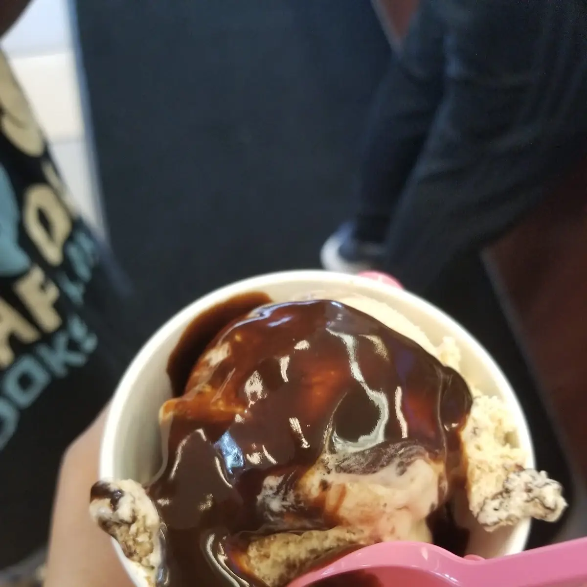 Ice Cream with Hot Fudge