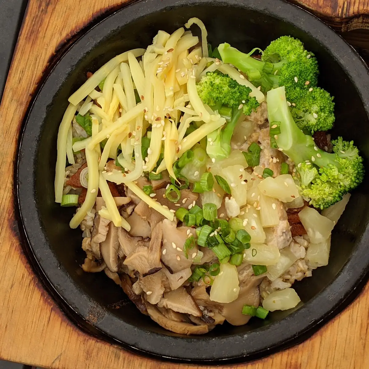 Bibimbop - Hot Stone Bowl with Vegan Chicken