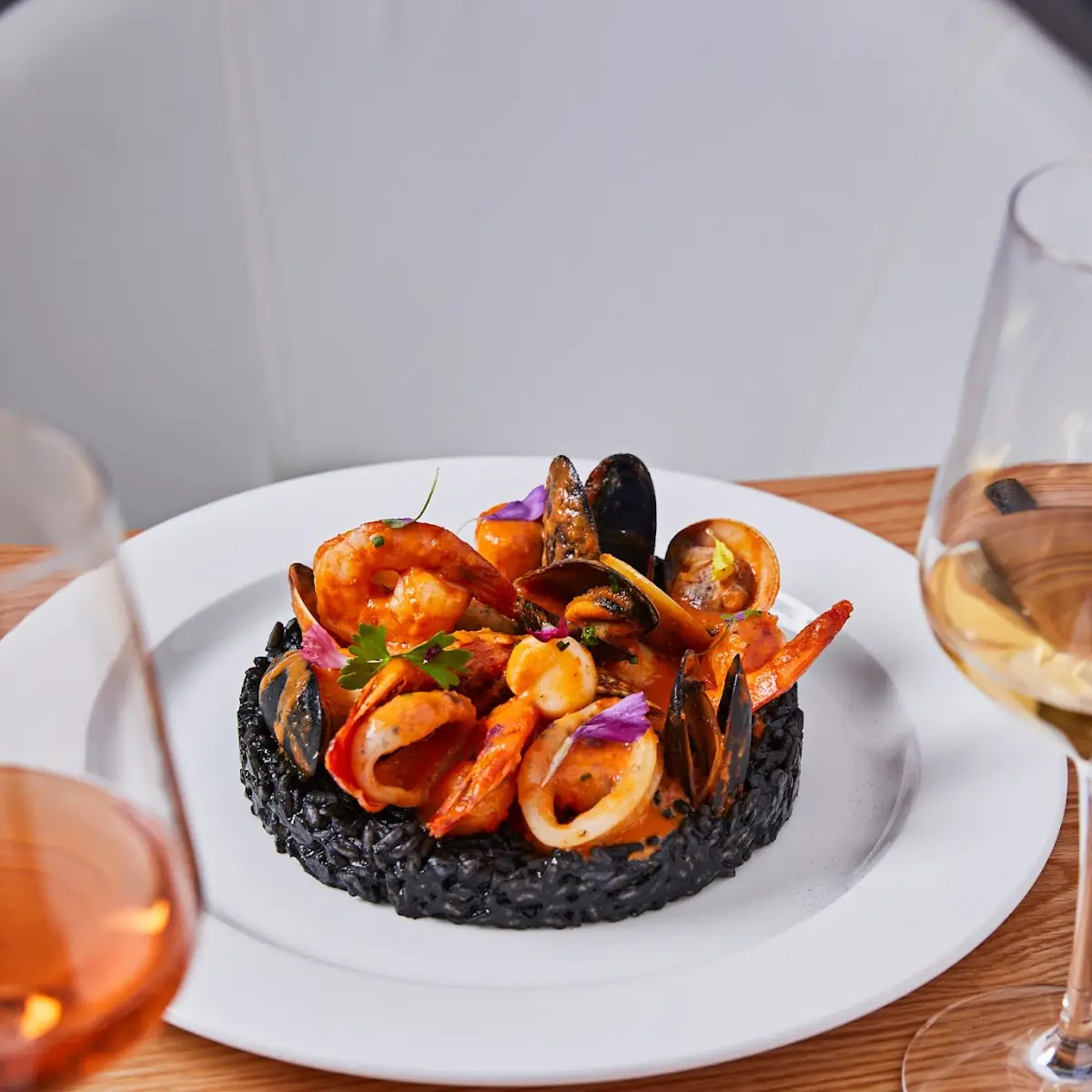 Black Ink Seafood Risotto