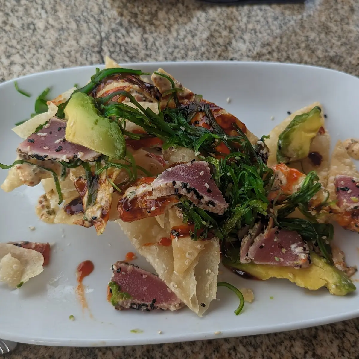 Ahi Tuna Nachos