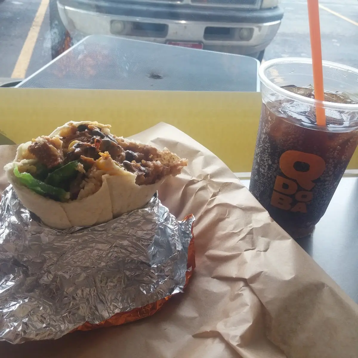 Tequila Lime Chicken Burrito