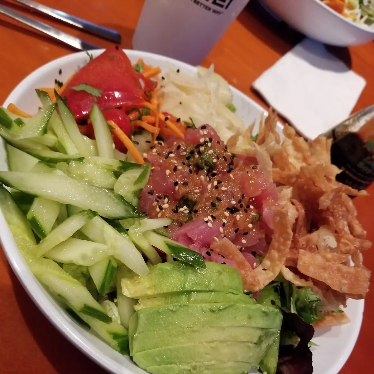 Ahi Tuna Avocado Salad