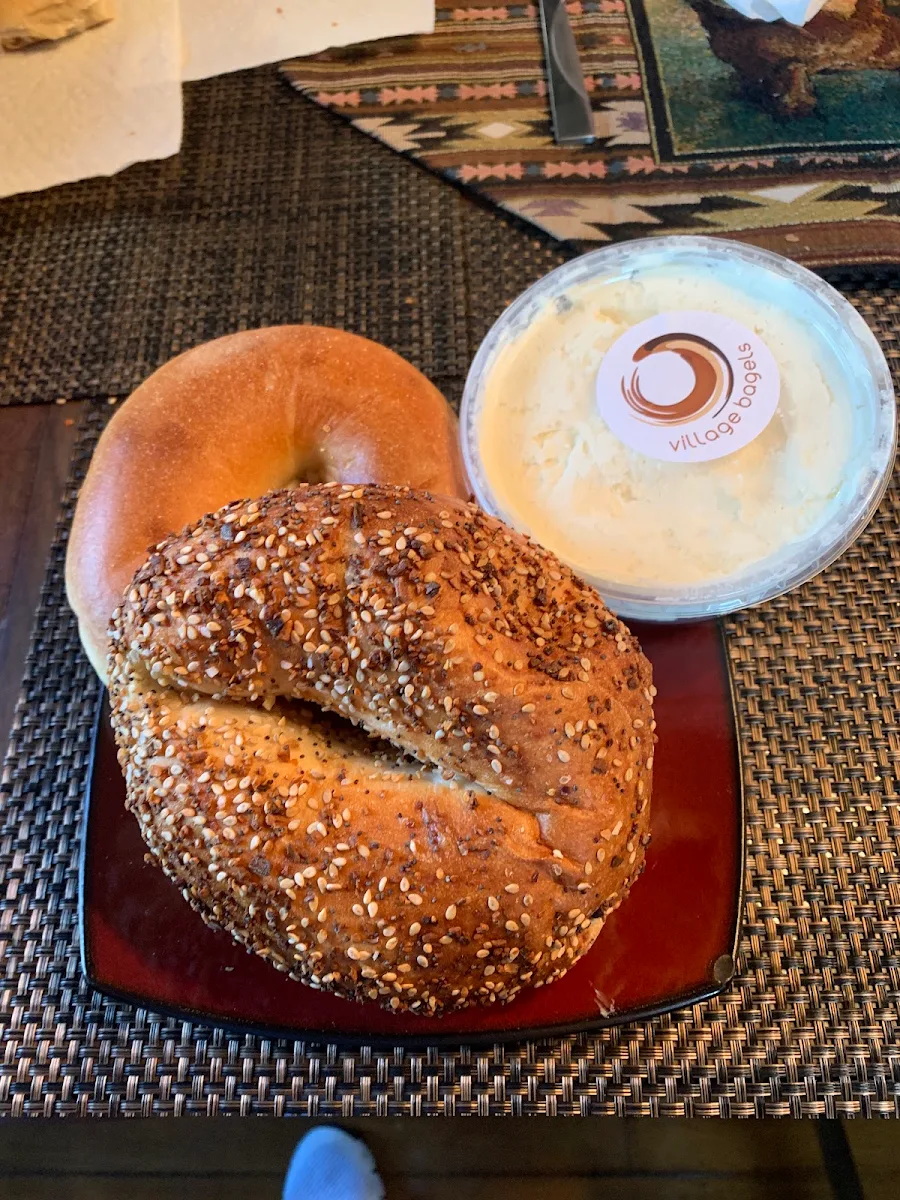 Everything Bagel with Cream Cheese