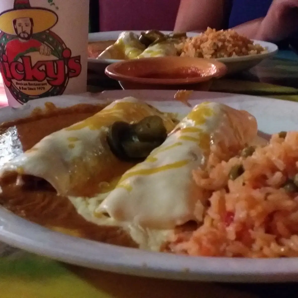 Sour Cream Chicken Enchiladas