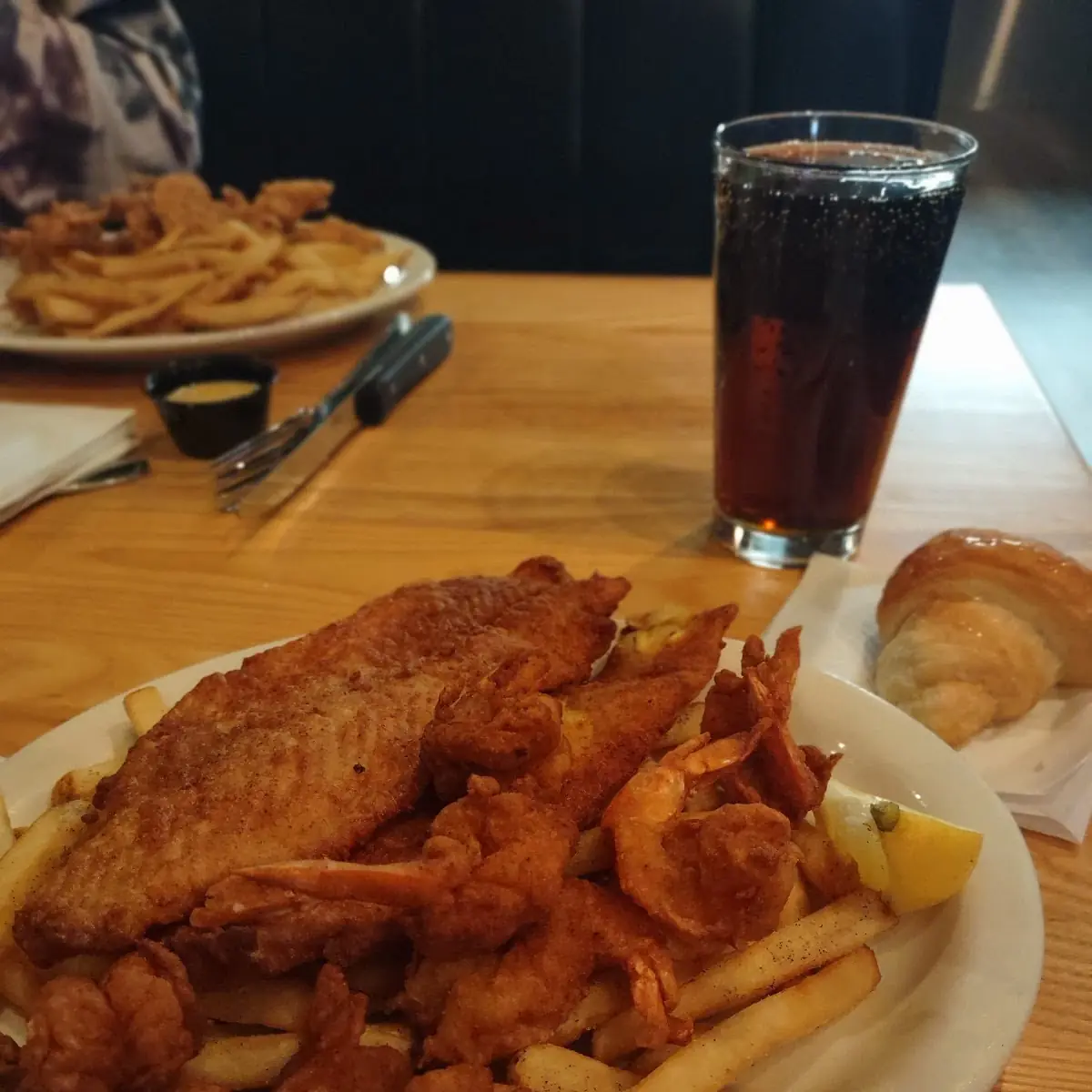 Fried Catfish with Fried Shrimp