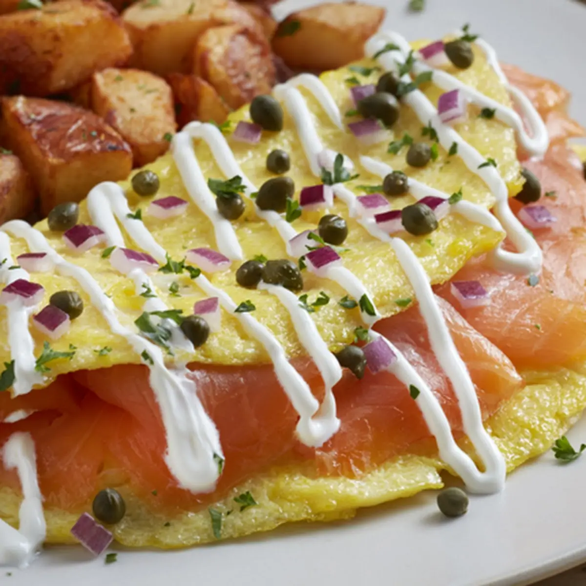 Smoked Salmon Omelet