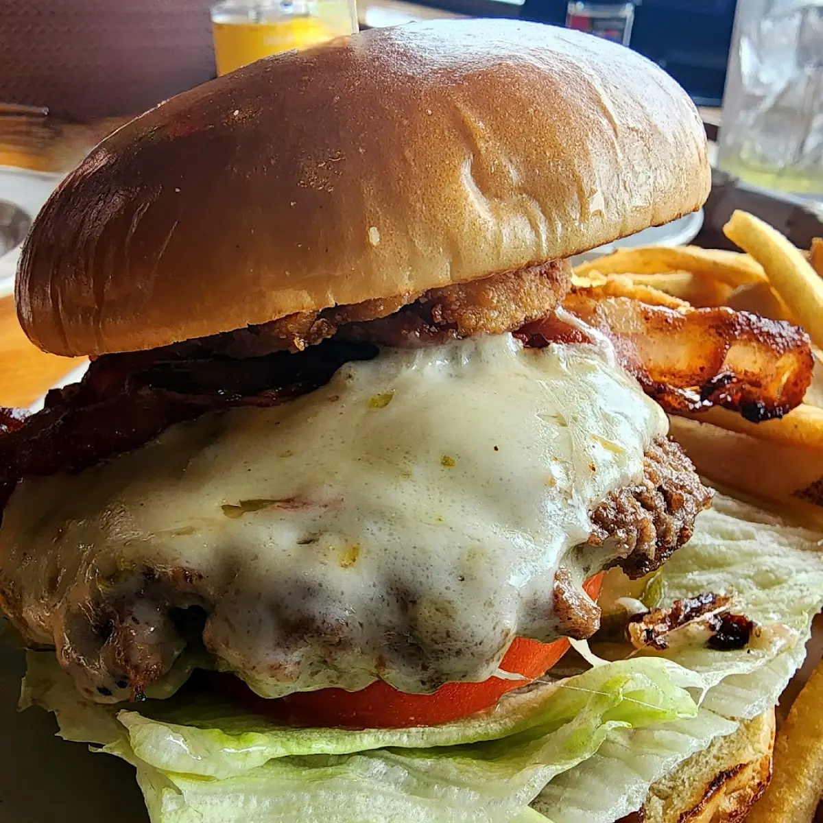 Whiskey Bourbon Bacon Burger