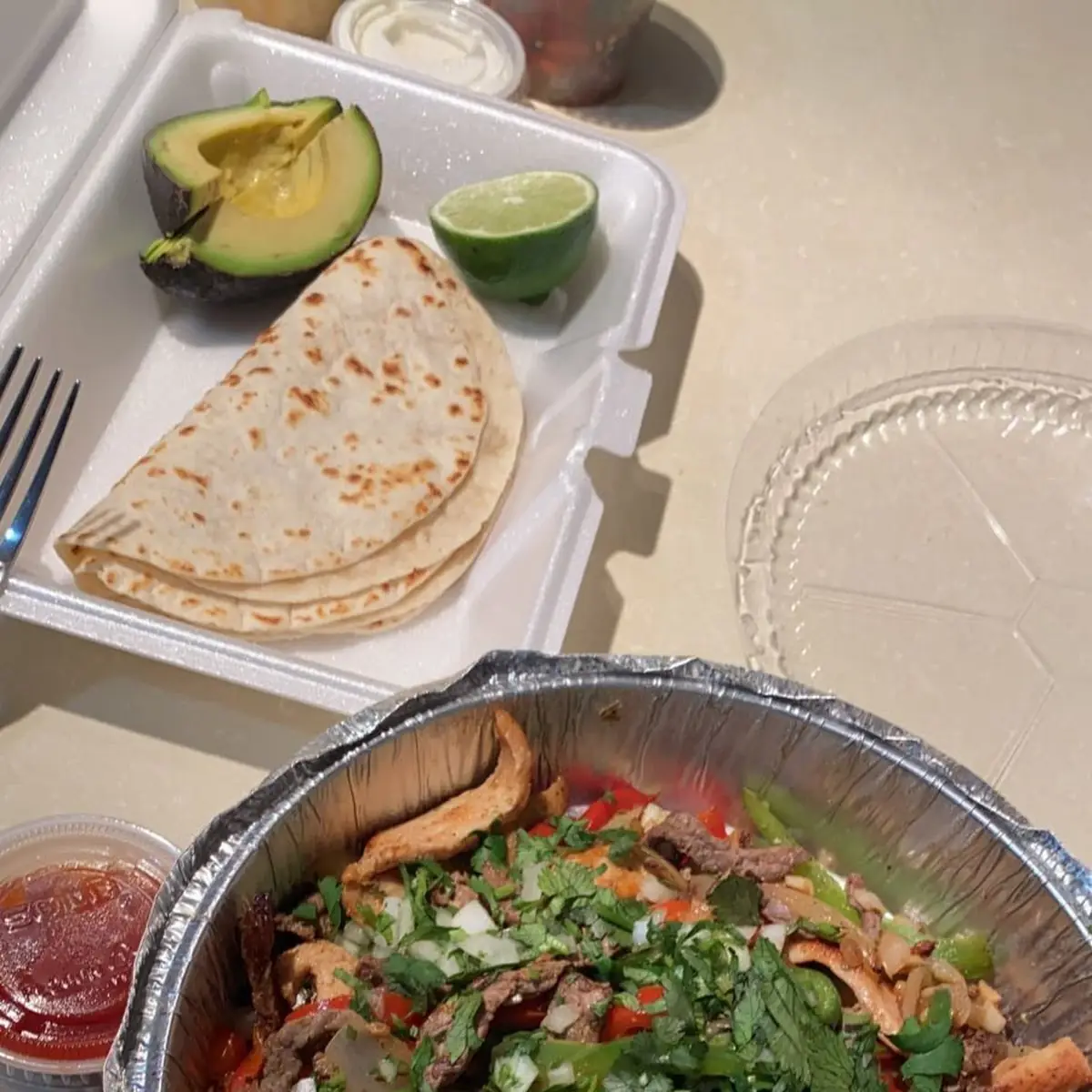 Chicken and Steak Fajitas