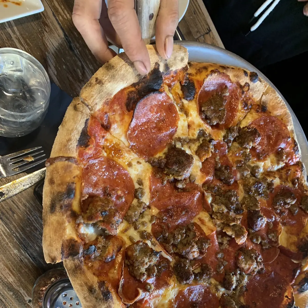 Meat Lovers Wood Fired Pizza