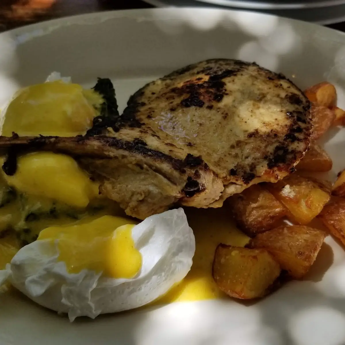 Pork Chop Benedict