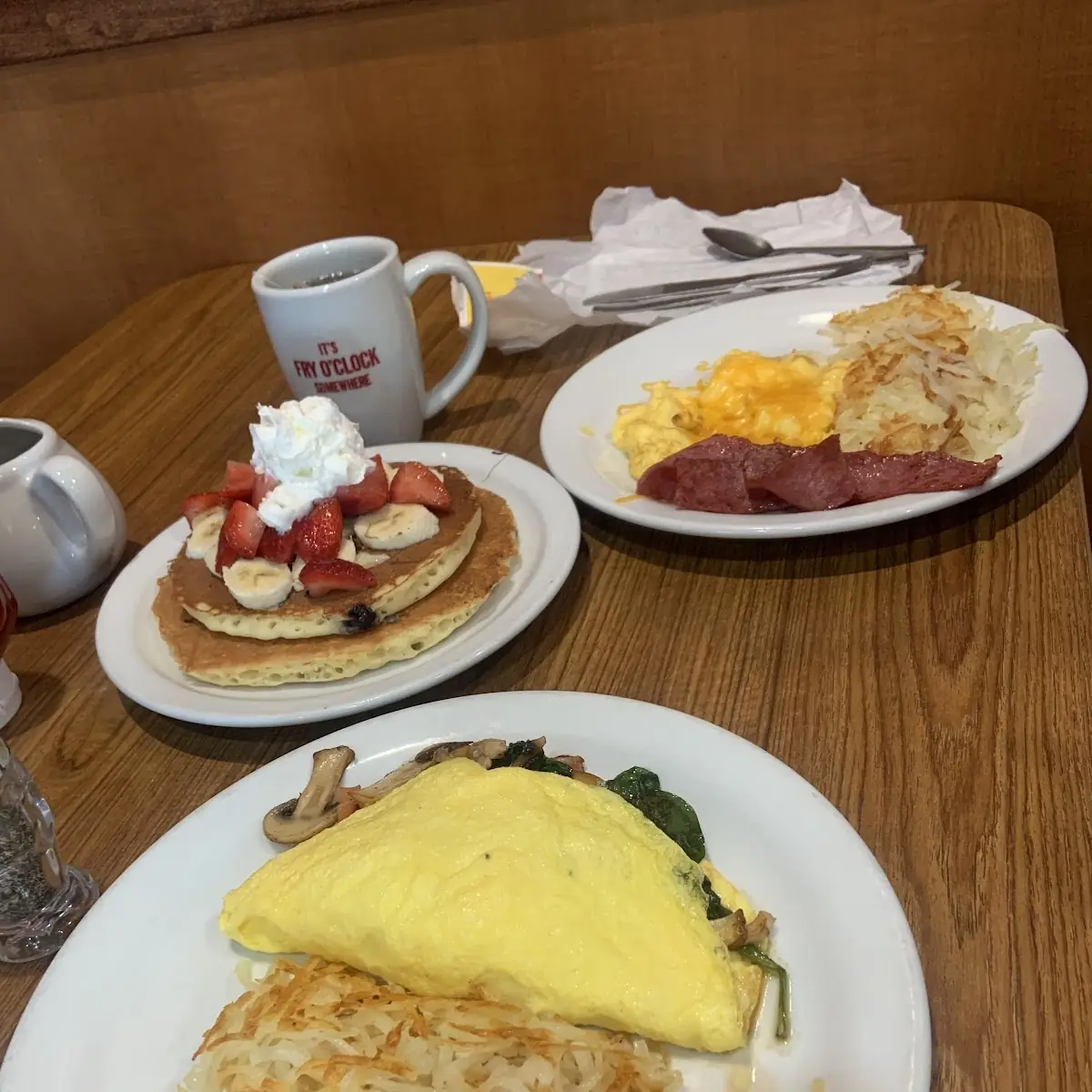 Scrambled Eggs and Hash Browns