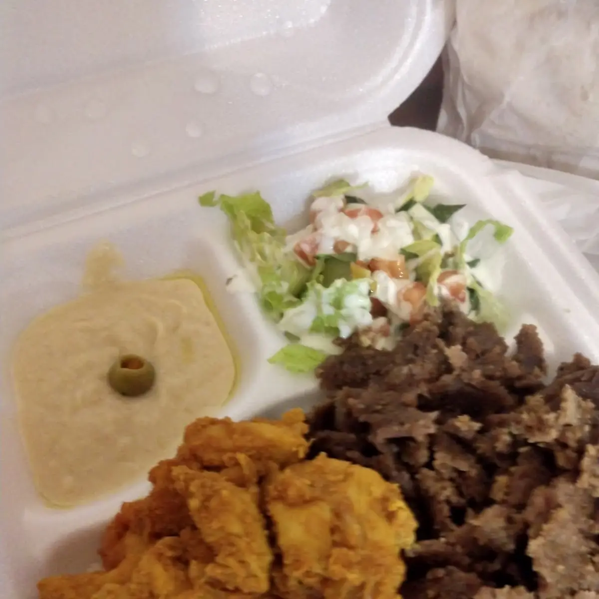 Spicy Chicken and Gyro