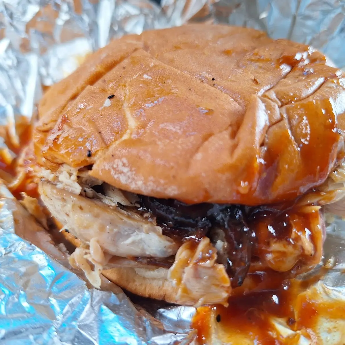 Chopped Turkey Club Sandwich