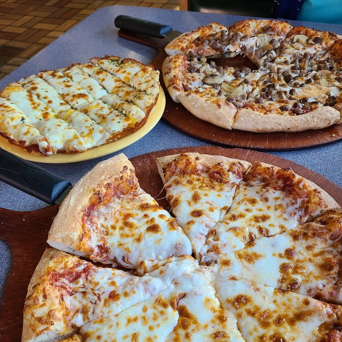 Thin Crust Cheese Pizza